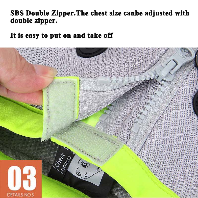 רתמת מעיל קירור לכלב לימי הקיץ החמים בעל מחזיר אור נח וקל לתפעול – תמונה 5