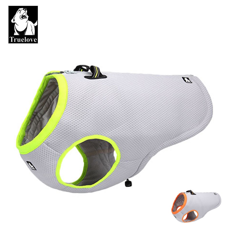 רתמת מעיל קירור לכלב לימי הקיץ החמים בעל מחזיר אור נח וקל לתפעול